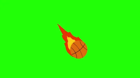 Fire Animation Green Screen Background Stock Footage 337197558