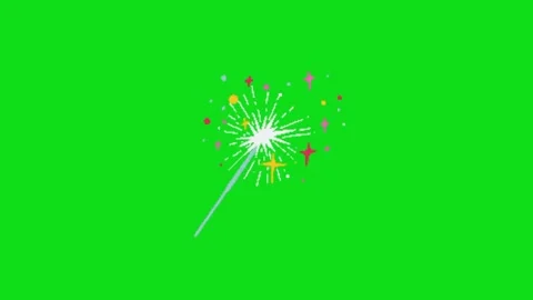Fire animation on green screen Vidéo 330660655