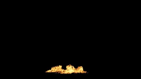 Fire animation (medium-small) Stock Footage 69859907