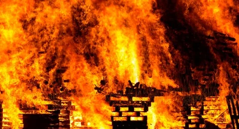 Fire Animation Shake Background 库存影片 119788191