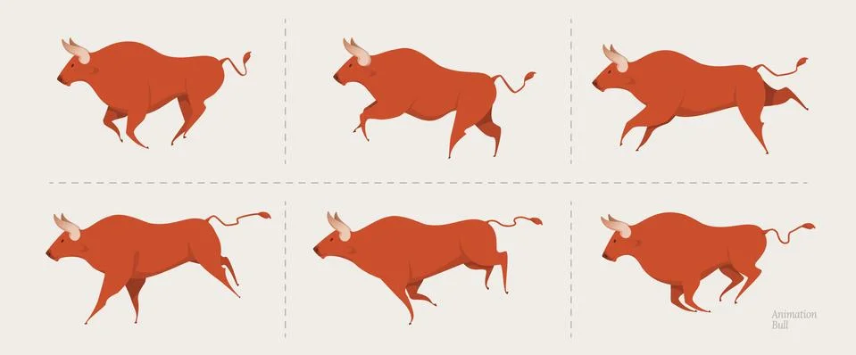 Fire animation sprites, vector flame video frames for game design Illustrazione stock