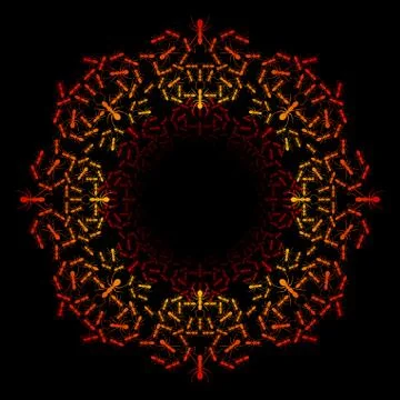 Fire ants Stock Illustration