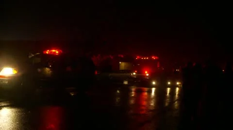 Fire in an apartment1 Stock Footage 8959715