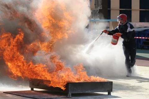 Fire applied sport Stock Photos