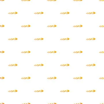 Fire arrow pattern moving fast on white background Stock Illustration