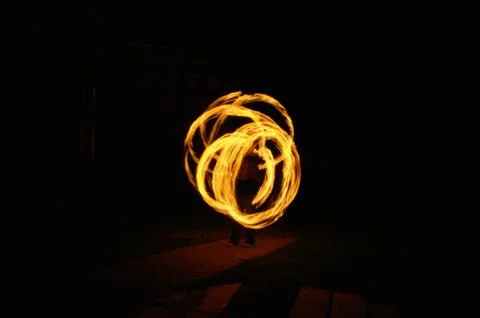 Fire artistics Stock Photos