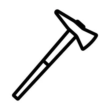 Fire Axe Icon Stock Illustration