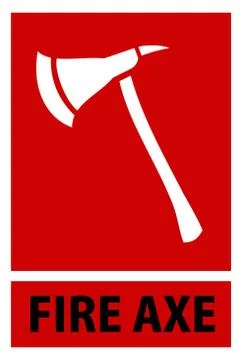 FIRE axe Stock Illustration