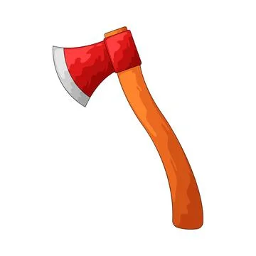 Fire axe illustration Stock Illustration