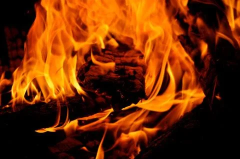 Fire background-1-30 写真素材