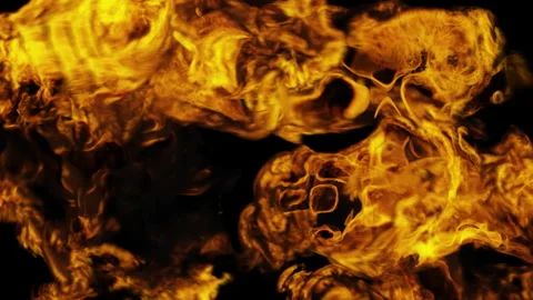 Fire Background 4k Loop Video stock 167671320