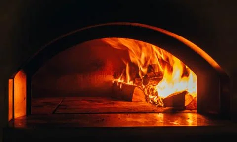 Fire background. Beautiful Fire Close-Up. Video. Burning Firewood in the Stock Photos