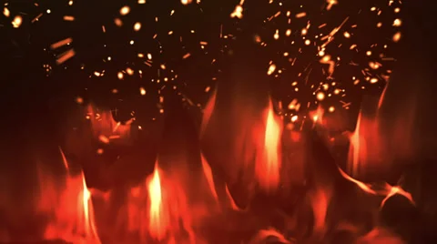 Fire background. fire background. The edges are seamless and tileable. This make Stock-Footage 33926203