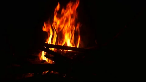 Fire background Stock Footage 162285748