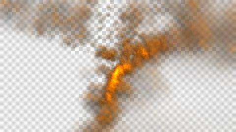 Fire background footage Stock Illustration