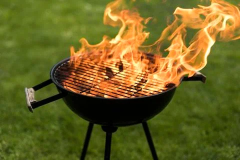 Fire background, grill Free Stock Photos