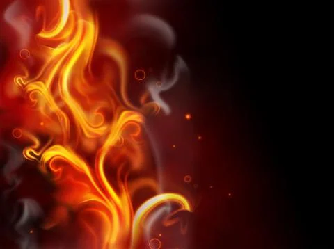 Fire background Stock Illustration