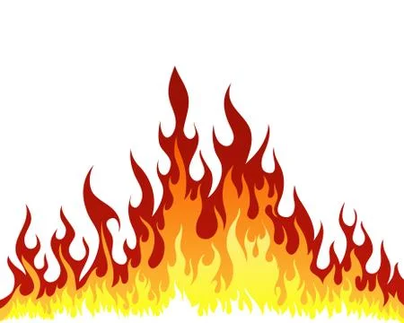 Fire background Stock Illustration