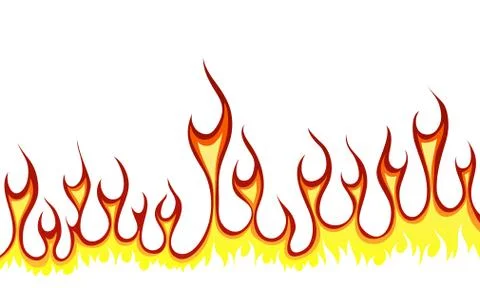 Fire background Stock Illustration