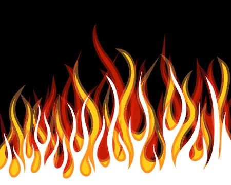Fire background Stock Illustration