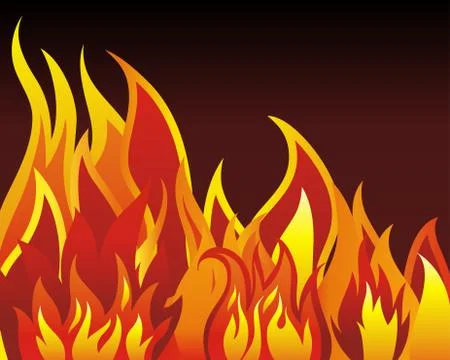 Fire background Stock Illustration