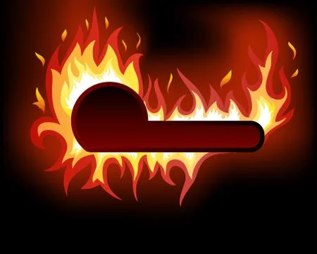 Fire background Stockillustratie