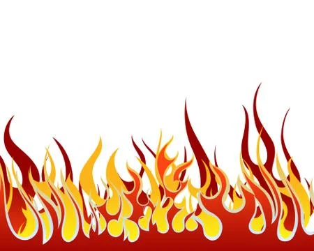 Fire background Stock Illustration