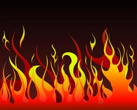 Fire background Stockillustratie