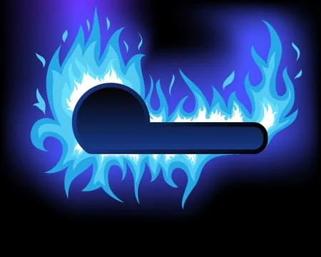 Fire background Illustrazione stock
