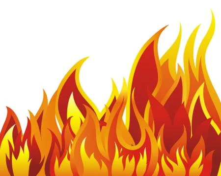Fire background Illustrazione stock