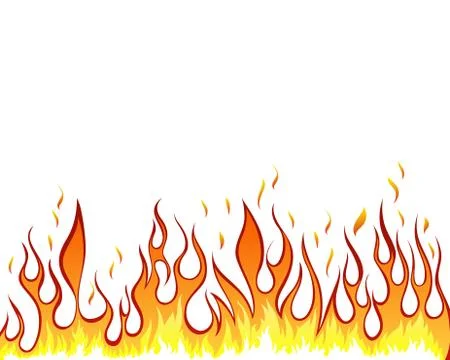Fire background Stock Illustration