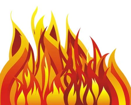 Fire background Stock Illustration