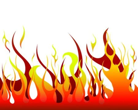 Fire background Stock Illustration