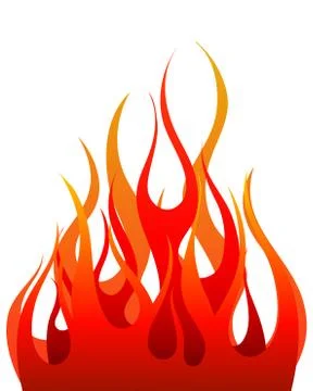 Fire background Stock Illustration