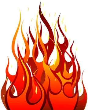 Fire background 스톡 일러스트