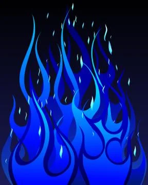 Fire background Stock Illustration