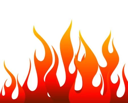 Fire background Illustrazione stock