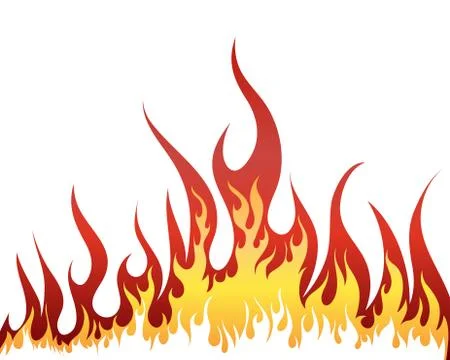 Fire background Stock Illustration
