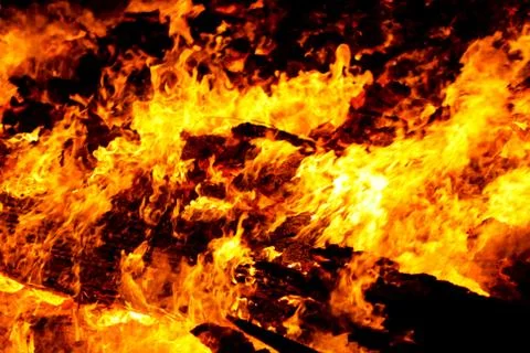 Fire background Stock Photos