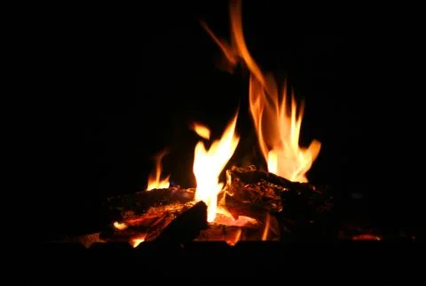 Fire background Stock Photos
