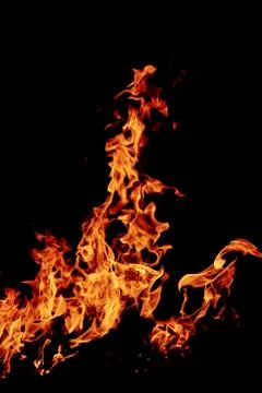 Fire background Stock Photos
