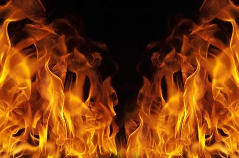 Fire background Foto stock