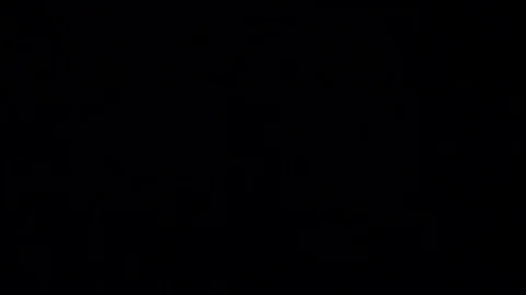 Fire ball burning on black background Stock Footage 74370983