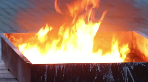 Fire ball explosion Stock Footage 48951268