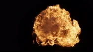 Fire Ball Explosion Stock Footage