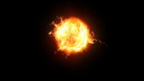 Fire Ball Explosion, Slow Motion Видео 95248447