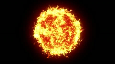 Fire ball Stock Footage