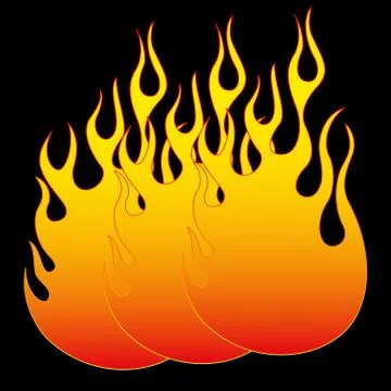 Fire ball Illustrazione stock