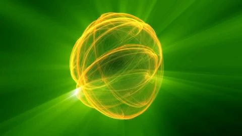 Fire ball ray light illustration Illustrazione stock