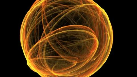 Fire ball ray light illustration Stock Illustration